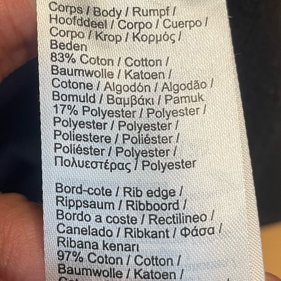 Black Lacoste Crew Neck Sweater (M) - Picture 6 of 7